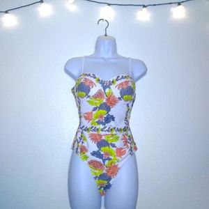 Shein One Piece Floral Swimsuit